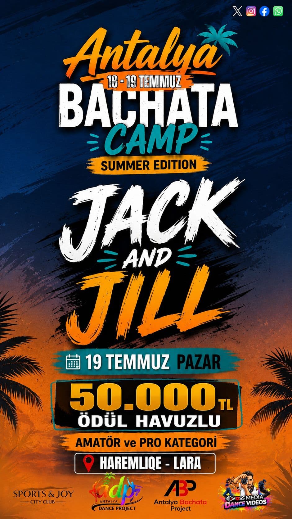 Antalya Bachata Camp Jack & jill